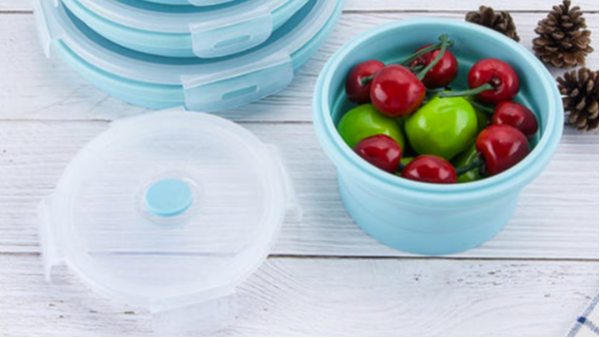 矽膠折疊（dié）碗符合嬰幼兒需求，是真正的環保型產（chǎn）品（pǐn）
