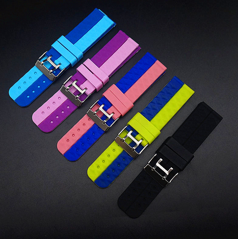 兒童手表雙色表（biǎo）帶