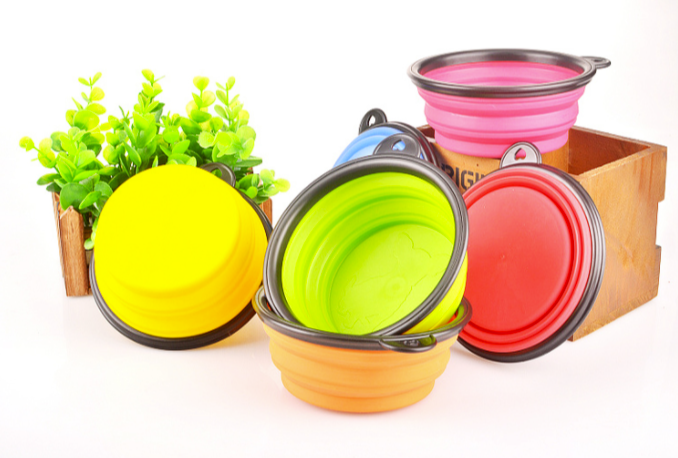 矽膠折(shé)疊碗 矽膠折疊碗