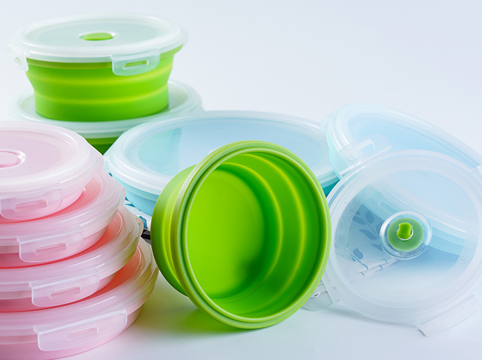 可疊式（shì）矽膠碗